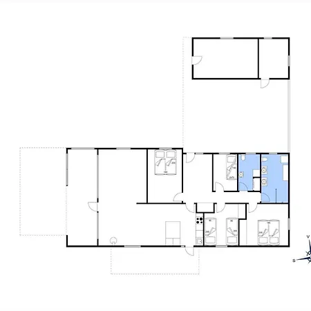 Bl1672-blokhus-klitten-3 Tatil Evi *